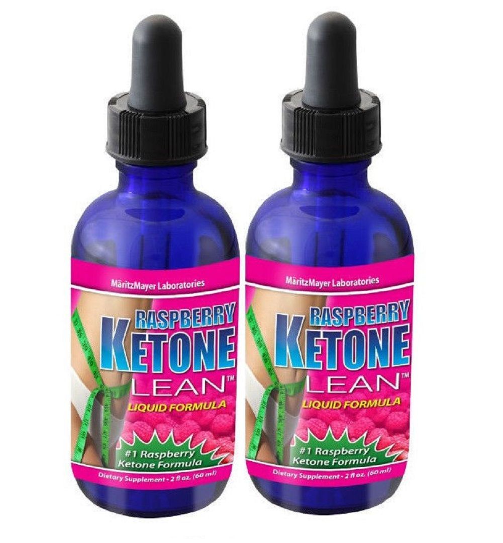 2 Pack Raspberry Ketone Lean Liquid Formula Fat Burner Weight Loss